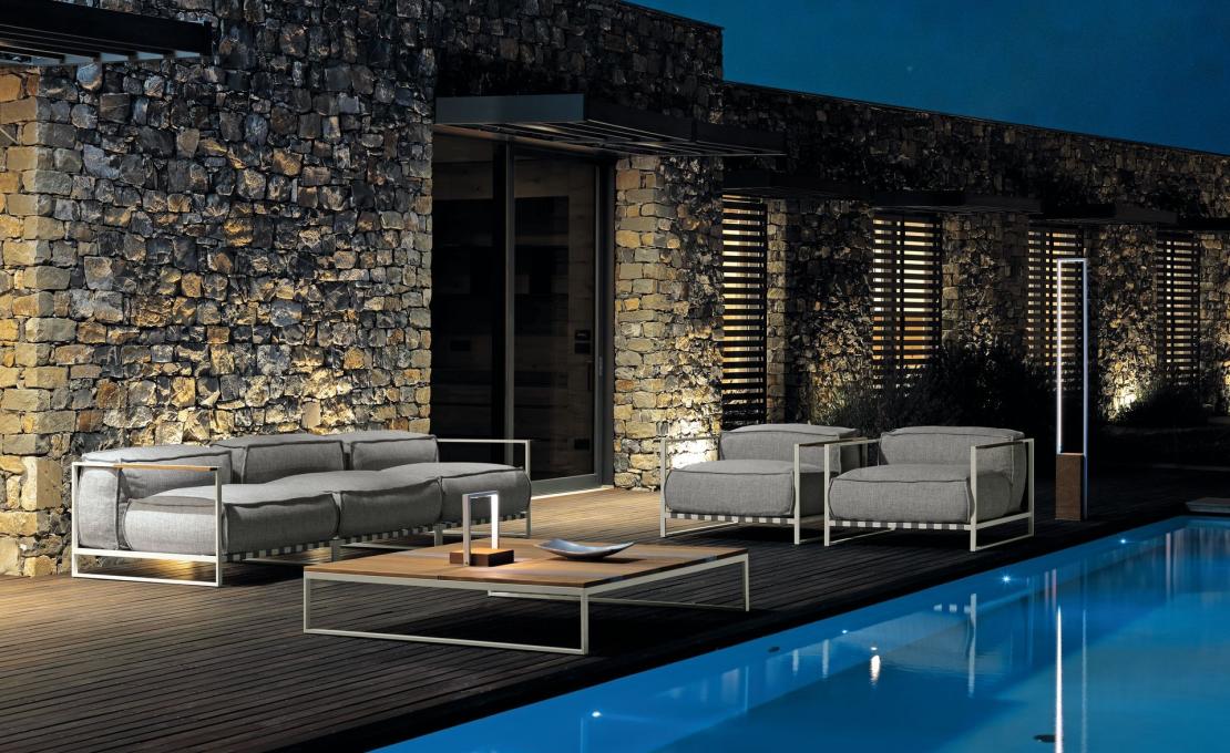 Уличный диван от фабрики Talenti модель Casilda Modular Sofa