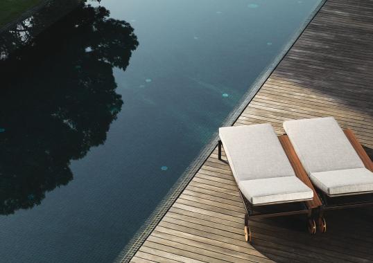 Шезлонг уличныйот фабрики Talenti модель CASILDA SUN LOUNGER