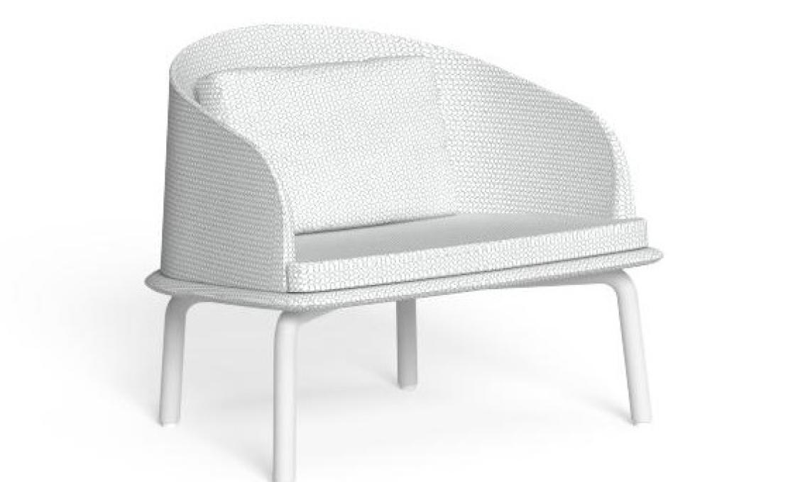 Уличное кресло от фабрики Talenti модель CLEO SOFT ALU ARM