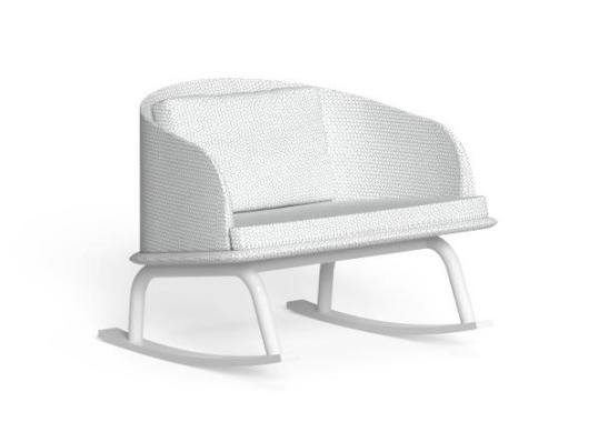 Кресло уличное Talenti CLEO SOFT ALU ROCKING CHAIR image 2