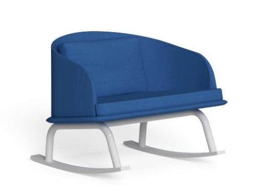 Кресло уличное Talenti CLEO SOFT ALU ROCKING CHAIR image 3
