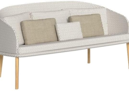 Уличный диван Talenti CLEO WOOD LOVE SEAT SOFA image 1