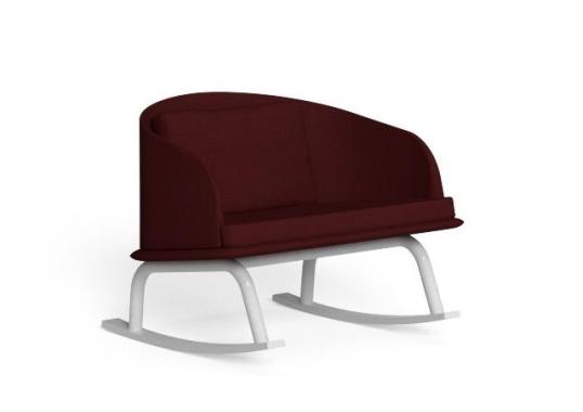 Кресло уличное Talenti CLEO SOFT ALU ROCKING CHAIR image 4