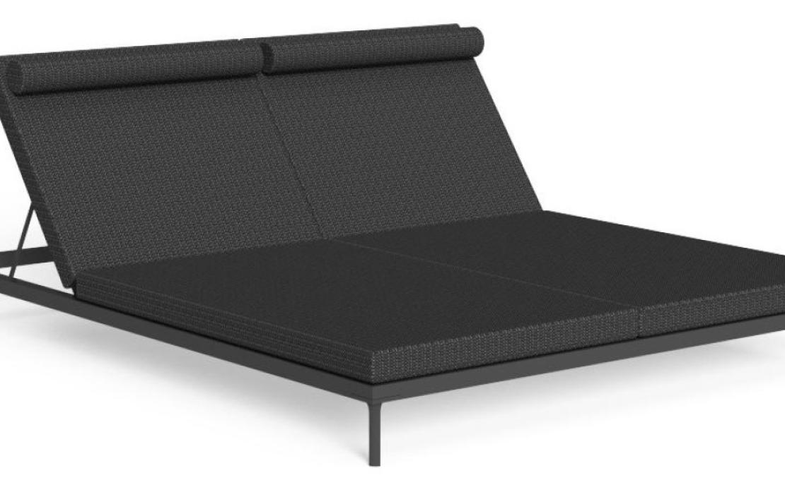 Шезлонг уличныйот фабрики Talenti модель CLEO SOFT ALU SUN LOUNGER