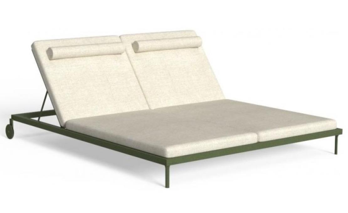 Шезлонг уличныйот фабрики Talenti модель CLEO SOFT ALU SUN LOUNGER