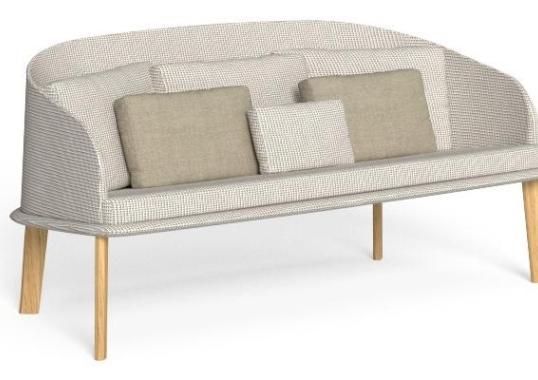 Уличный диван Talenti CLEO WOOD LOVE SEAT SOFA image 3