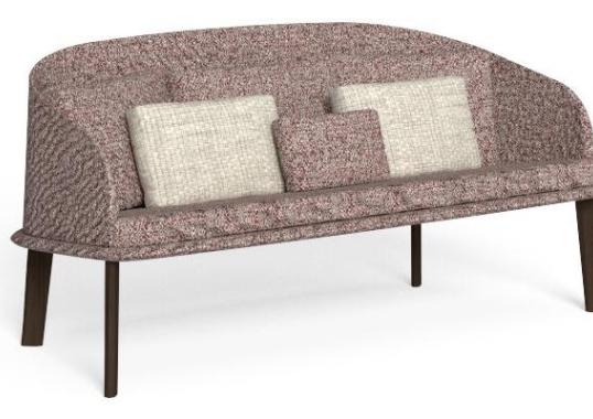 Уличный диван Talenti CLEO WOOD LOVE SEAT SOFA image 4