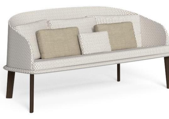 Уличный диван Talenti CLEO WOOD LOVE SEAT SOFA image 5