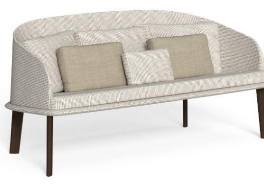 Уличный диван Talenti CLEO WOOD LOVE SEAT SOFA image 6
