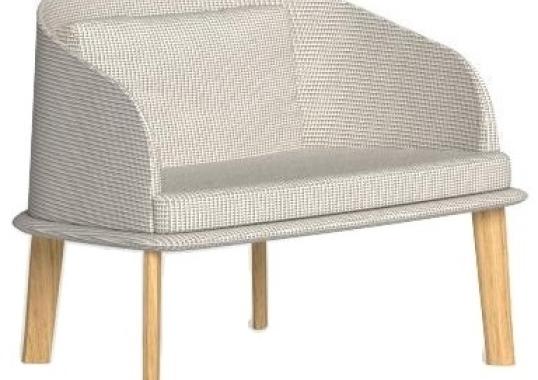 Кресло уличное Talenti Cleosoft// Wood Lounge Armchair image 1
