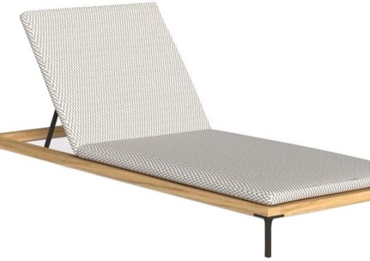 Шезлонг уличный Talenti Cleosoft// Wood Sunbed image 1