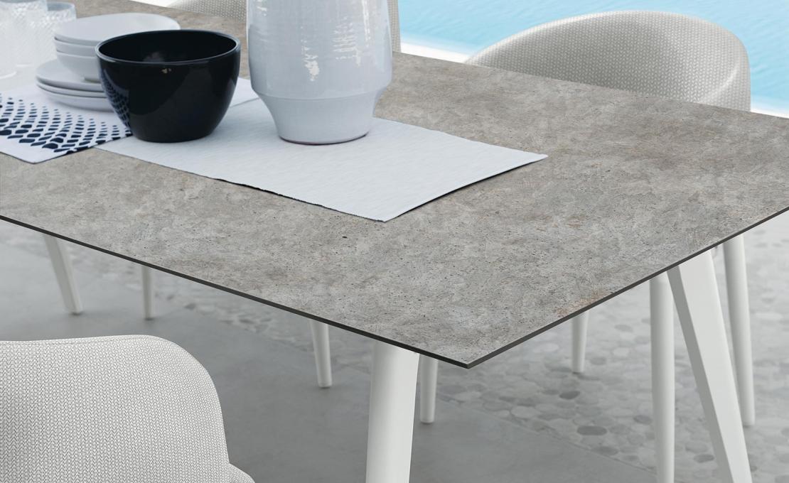Уличный стол от фабрики Talenti модель CLEO SOFT ALU TABLE