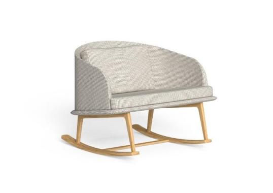 Кресло уличное Talenti Cleosoft// Wood Rocking Chair image 2