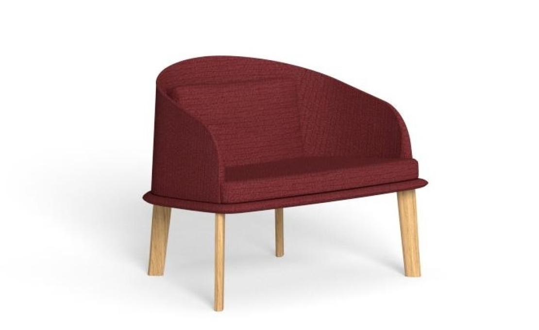 Уличное кресло от фабрики Talenti модель Cleosoft// Wood Lounge Arm