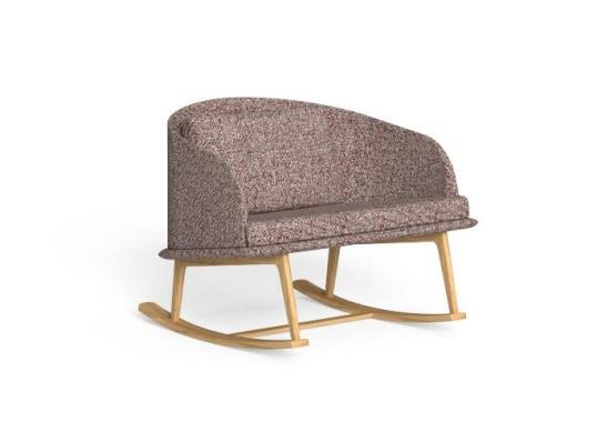 Кресло уличное Talenti Cleosoft// Wood Rocking Chair image 3