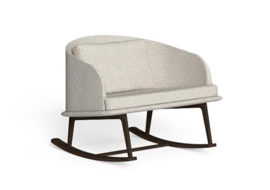 Кресло уличное Talenti Cleosoft// Wood Rocking Chair image 5