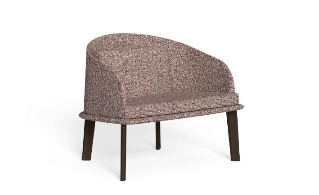 Уличное кресло от фабрики Talenti модель Cleosoft// Wood Lounge Arm