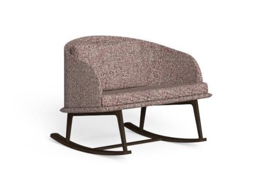 Кресло уличное Talenti Cleosoft// Wood Rocking Chair image 6