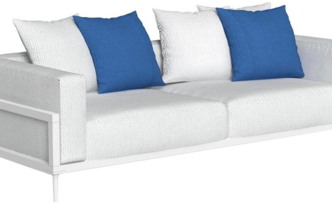 Уличный диван от фабрики Talenti модель CLEO SOFT ALU SOFA