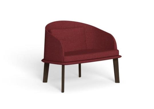 Уличное кресло от фабрики Talenti модель Cleosoft// Wood Lounge Arm