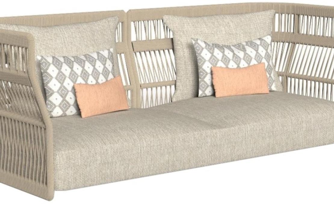 Уличный диван от фабрики Talenti модель CLIFF ROPE SOFA