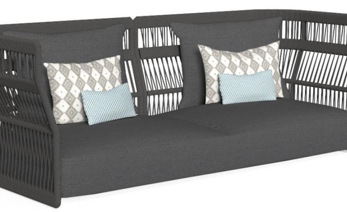 Уличный диван от фабрики Talenti модель CLIFF ROPE SOFA