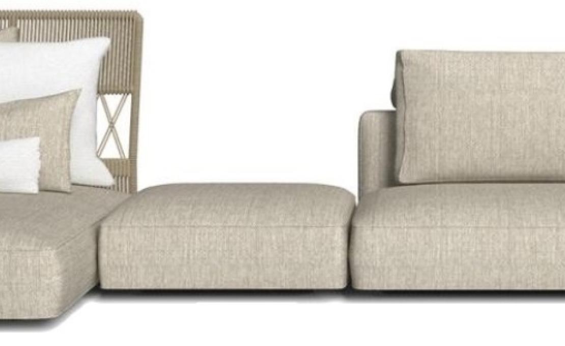 Уличный диван от фабрики Talenti модель Cliff Dèco Modular Sofa