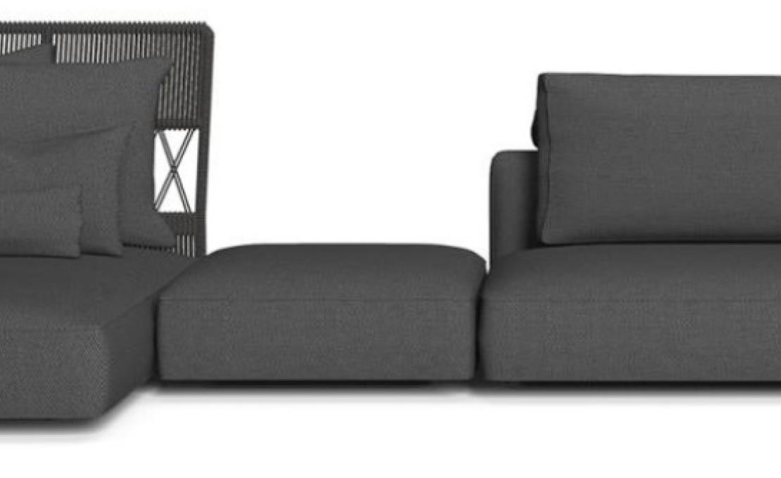 Уличный диван от фабрики Talenti модель Cliff Dèco Modular Sofa