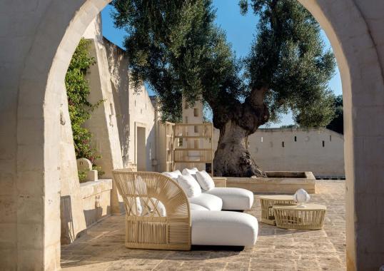 Уличный диван Talenti CLIFF DECO FABRIC BACKREST SOFA image 4