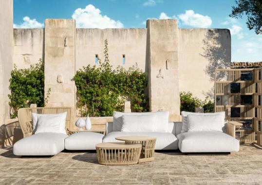 Уличный диван Talenti CLIFF DECO FABRIC BACKREST SOFA image 5