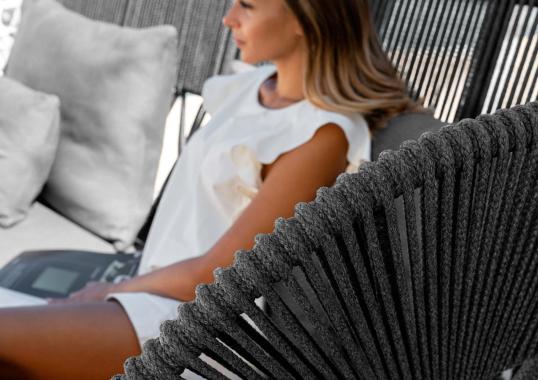Уличный диван Talenti CLIFF DECO ROPE BACKREST SOFA image 6