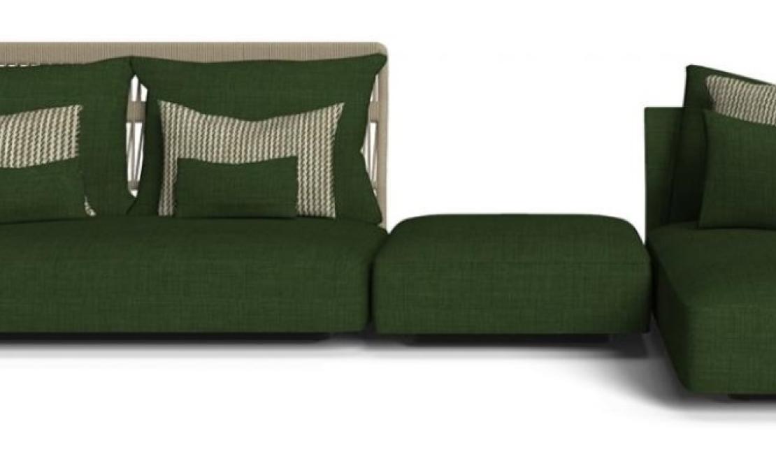 Уличный диван от фабрики Talenti модель Cliff Modular Sofa
