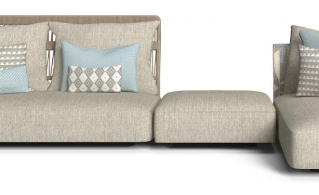 Уличный диван от фабрики Talenti модель Cliff Modular Sofa
