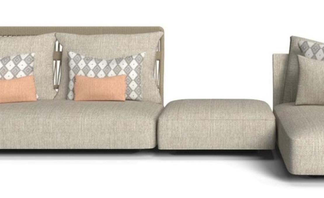 Уличный диван от фабрики Talenti модель Cliff Modular Sofa