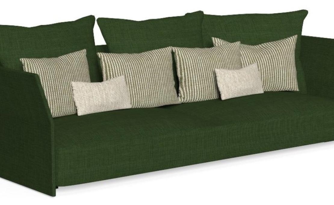 Уличный диван от фабрики Talenti модель CLIFF FABRIC SOFA