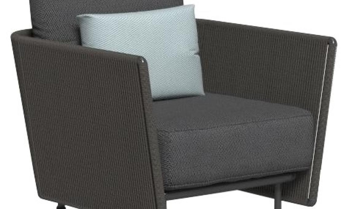 Уличное кресло от фабрики Talenti модель CORAL LIVING ARM