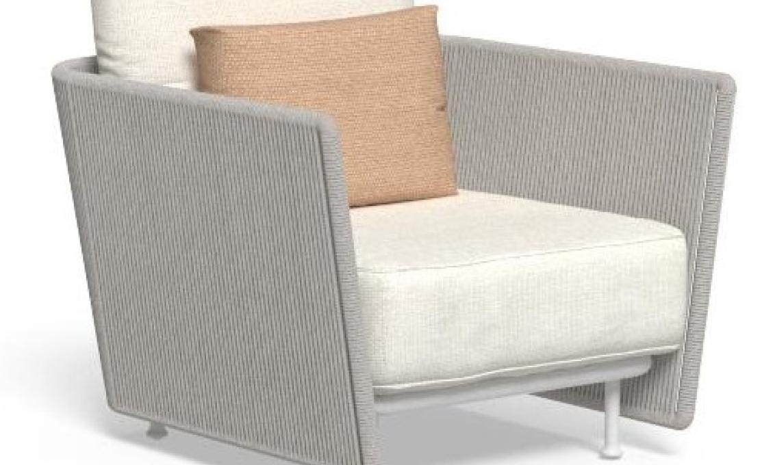 Уличное кресло от фабрики Talenti модель CORAL LIVING ARM