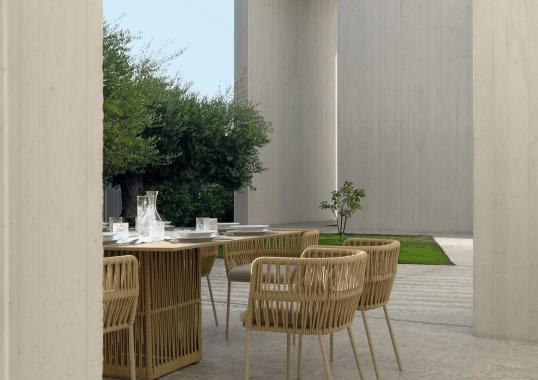 Уличный стол от фабрики Talenti модель CLIFF TABLE
