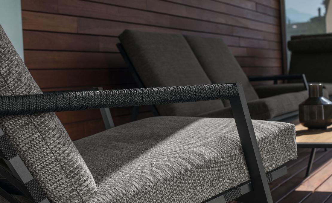 Уличный диван от фабрики Talenti модель COTTAGE SOFA