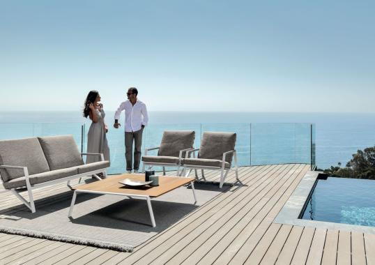 Уличный диван от фабрики Talenti модель COTTAGE SOFA