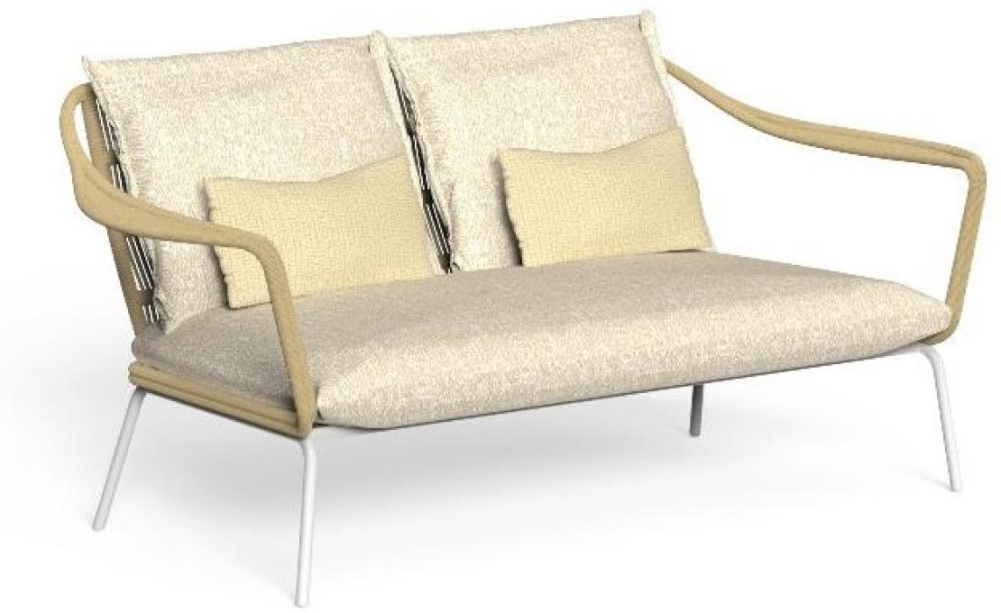 Уличный диван от фабрики Talenti модель CRUISE ALU LOVE SEAT SOFA