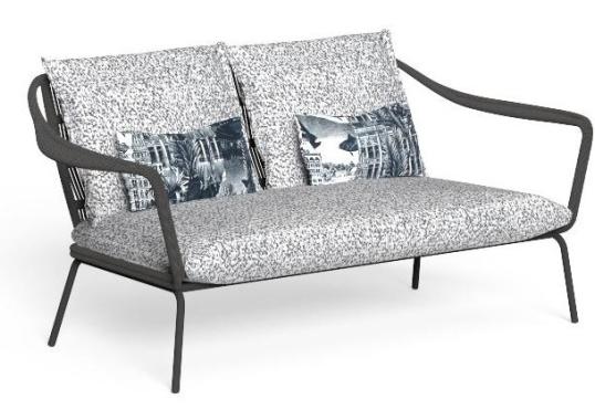 Уличный диван Talenti CRUISE ALU LOVE SEAT SOFA image 4
