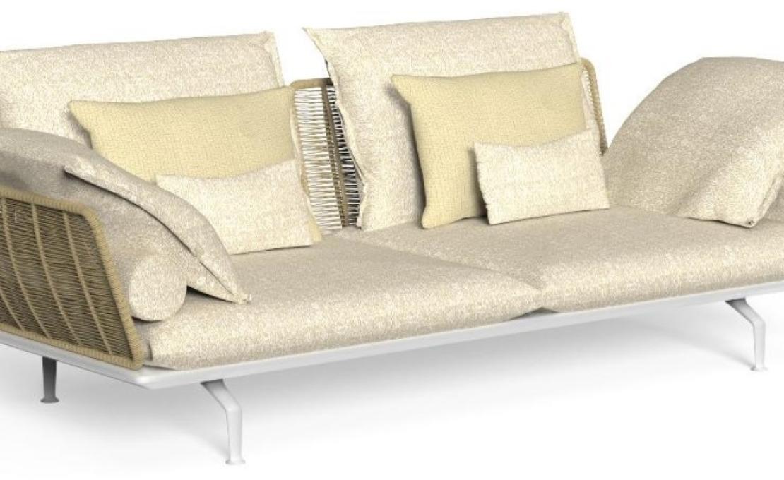 Уличный диван от фабрики Talenti модель CRUISE ALU SOFA