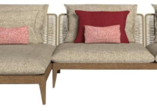 Уличный диван Talenti CRUISE TEAK MODULAR SOFA image 1