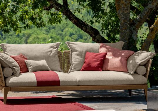 Уличный диван Talenti CRUISE TEAK SOFA image 4