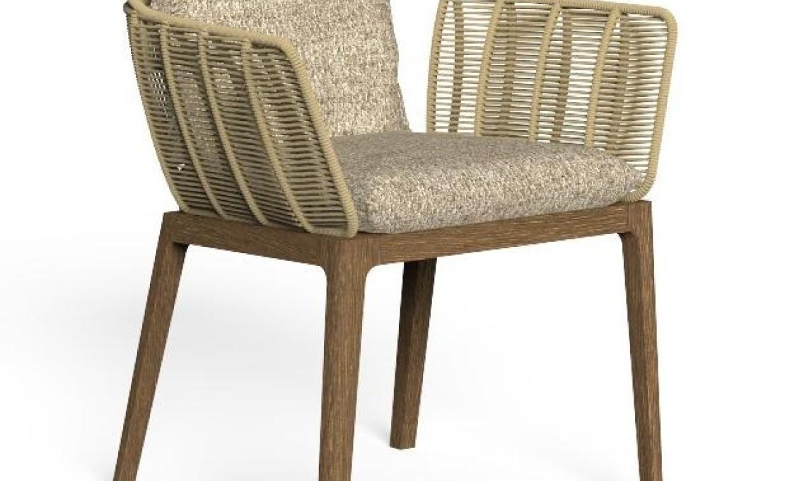 Уличный стул от фабрики Talenti модель CRUISE TEAK 