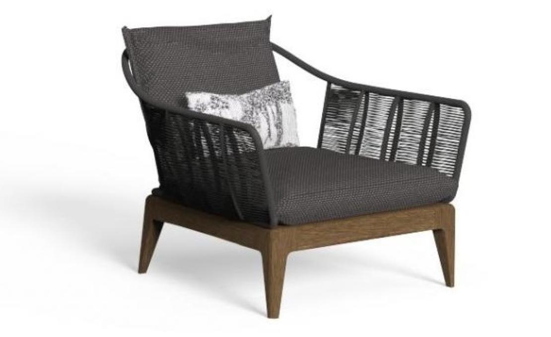 Уличное кресло от фабрики Talenti модель CRUISE TEAK ARM