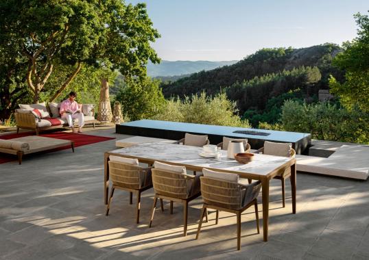 Уличный стол Talenti CRUISE TEAK TABLE image 3