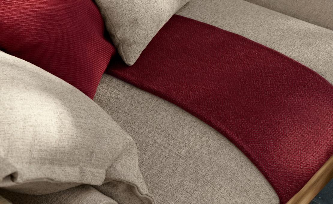 Уличный диван от фабрики Talenti модель CRUISE TEAK MODULAR SOFA