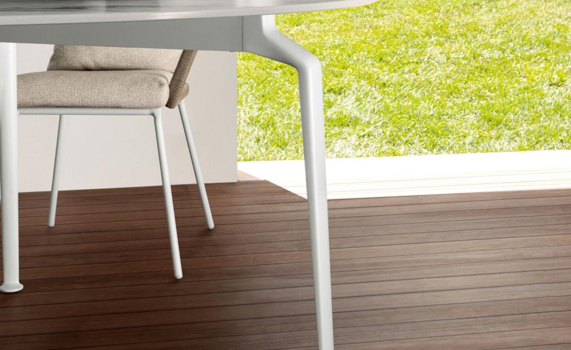 Уличный стол от фабрики Talenti модель CRUISE ALU TABLE